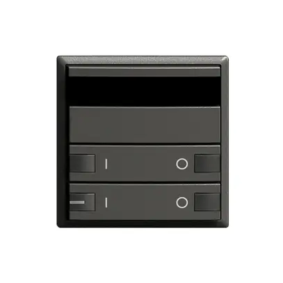 Kit frontale IR ON-OFF 2c/2t ZEP 60×60mm nero 