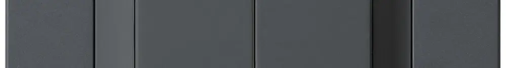 Poussoir ENC kallysto.pro 2×A-R/1P anthracite 
