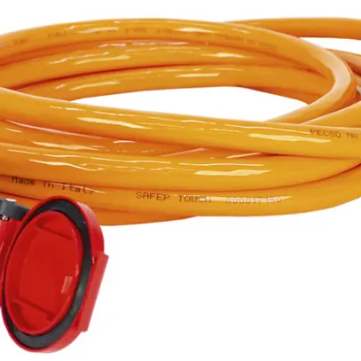 Cavo di prolunga Steffen EPR-PUR 5×2.5mm² 5m T25/T25 per l'industria arancione 