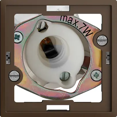 Lampada spia INC EDIZIOdue coffee 7W senza calotta piatta 