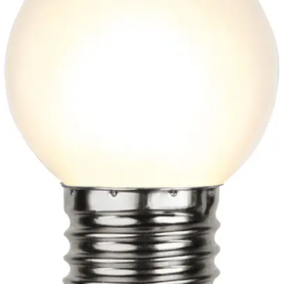 Lampada LED M. Schönenberger E27 1W 15lm 2700K 69mm G45 opale bianco 