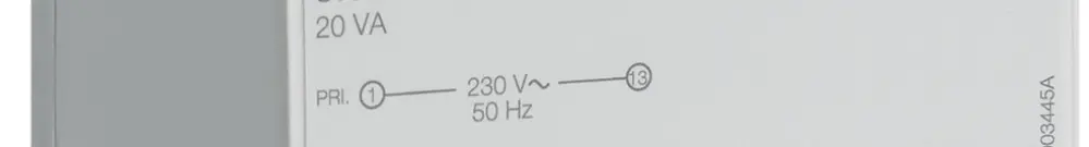 Trasformatore di sicurezza AMD Hager 20W 12V 1.67A 4UM 
