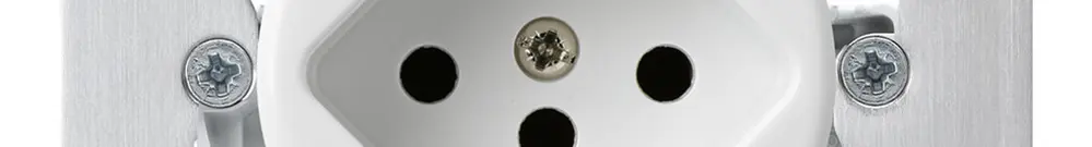Inserto per presa INC basico T13 placca di fissaggio bianco senza prot.bambini 