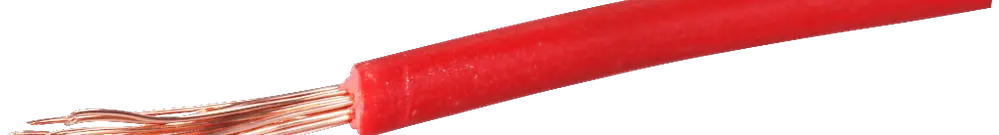 Filo T fless.1.5mm² su bobina rosso Bobina à 100m H07V-K 