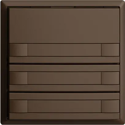 Pulsante INC KNX 6×EDIZIOdue coffee RGB senza LED con inserto carta 