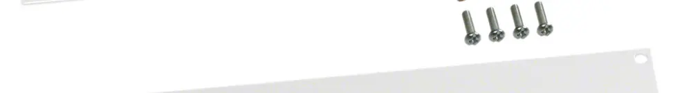 Pezzo finale tehalit DABA 50×160mm, bianco puro 