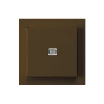 Interruttore luminoso INC kallysto 3/2L marrone 
