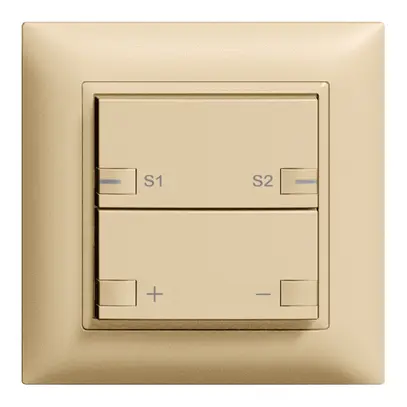 Poussoir ENC ZEP variateur univ.-scène1c/2t EDIZIOdue sand 
