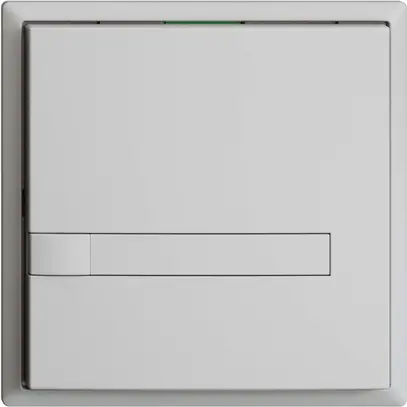 Pulsante INC KNX 1×EDIZIOdue grigio chiaro RGB senza LED con inserto carta 