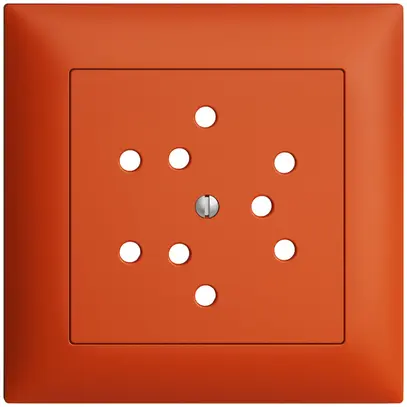 Kit frontal EDIZIOdue orange 88×88mm 3×T12 
