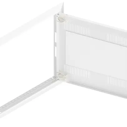 Porta media con cornice SE Pragma bianco per 2parte/3file 
