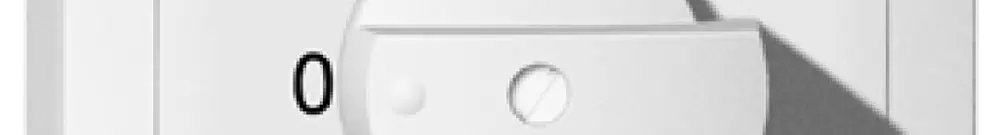 Interrupteur rotatif AP SIDUS A 0/3L blanc 