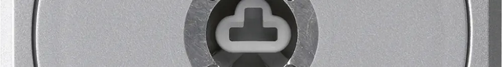 UP-Schlüsselschwenktaster robusto aluminium o.Deckel o.Zylinder 2P f.Kombination 