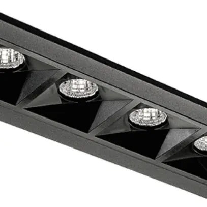 Plafonnier LED INC SG Inspire 8W 500lm 920…940 VAR 163×62mm noir 