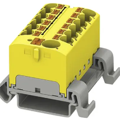 Verteilerblock PX PTFIX 10/12X4-NS35A YE 