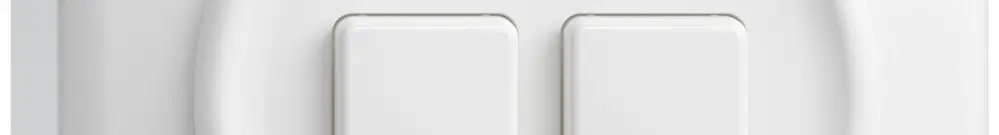 Interruttore a pulsante AP STANDARDdue Wiser SNAPFIX® 2 canali 2 tasti WLAN bi 