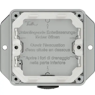 Intestazione AP ELEMENT SNAPFIX® 1×1 111×93mm alluminio opaco 1 entrata 