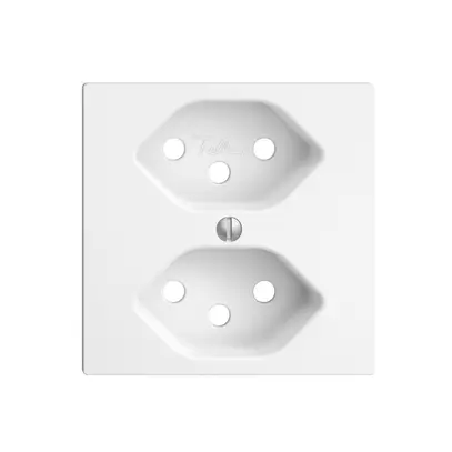 Placca frontale 2×T13 bianco EDIZIOdue 