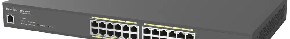 Cloud Switch EnGenius ECS1528FP, managed, PoE+, 24-Port Gigabit, 4×SFP+, 410W 