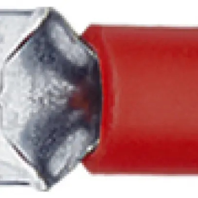 Spina piatta Ferratec parzialmente isolato PC 6.3×0.8mm 0.5…1mm² rosso 100pzz 