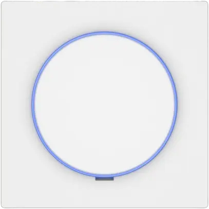 Dimmer EDIZIO.liv SNAPFIX® bel.bl Phasenabschnitt 20…300W/20…300VA ws 