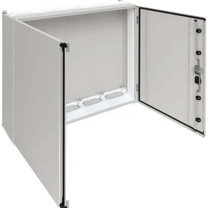 Armadio murale Hager univers con porta piena CP I IP55 1250×1300×275mm RAL 7035 