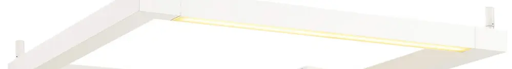 Plafoniera/lpda a muro LED SLV OPEN GRILL DT 54W 4500lm 3000K 730×720×105mm bi 
