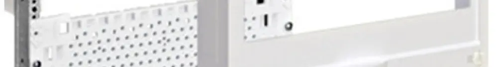 Travée Media Hager pour armoire distribution AP 7 rangées, 3 rangées modulaires 