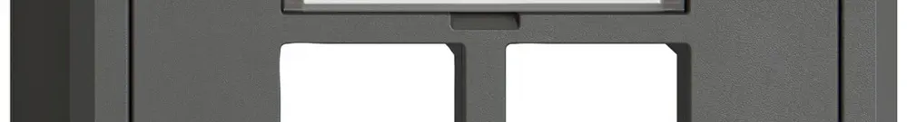 Kit di montaggio AP EDIZIO.liv EASYNET S-One SNAPFIX® destra per 2×RJ45 grs 