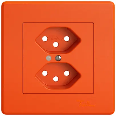 Kit di montaggio INC EDIZIO.liv SNAPFIX® per presa 2×T13 con lente frontale ar 