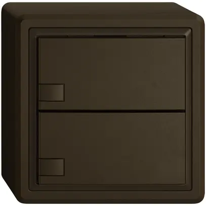 Pulsante KNX RGB AP EDIZIO.liv SNAPFIX® sensore temp.s.LED 2× com.1T ma 
