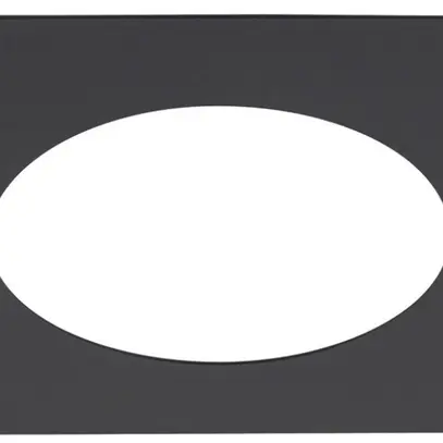 Cornice INS SLV NUMINOS L quadrato 240×240mm/Ø150mm nero 