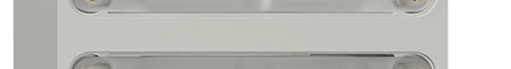 NAP-Kopfzeile Feller NEVO, 2×1, für N.CO-Apparate, lichtgrau 