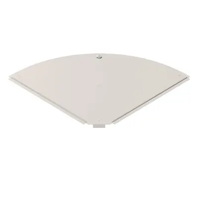 Couvercle BET RBD 90° 400mm acier fin A2 brut 
