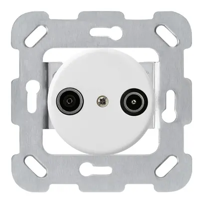 Prise de passage ENC basico TV-R 14dB blanc 