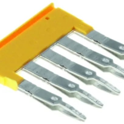 Connessione trasversale WM ZQV 2.5/5 inserito 5L 5.1mm isolato 24A giallo 