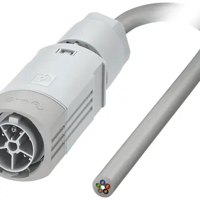 Câble de raccordement PX IPD PL 5P 2.5mm² 450V 16A 5000mm grc fiche-libre 