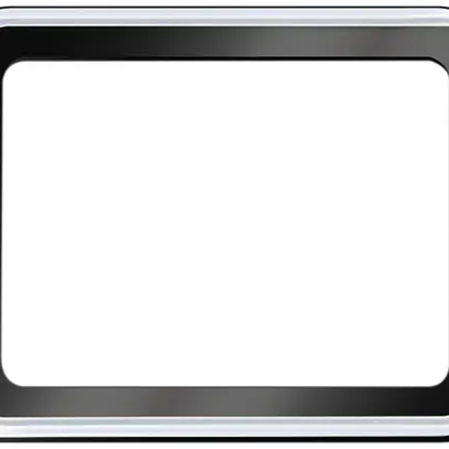 Abdeckung ESYLUX SUN OFL/AFL Glas 220×180×8mm schwarz klar 