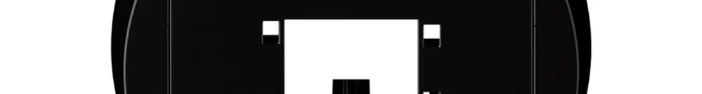 Kit frontal origin oblique 1×module multimédia noir 