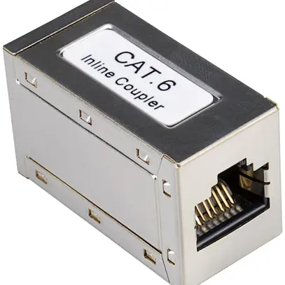Adattatore di connessione ROLINE RJ45/RJ45 cat.6 cl.A schermato 