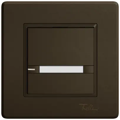 Pulsante universale INC EDIZIO.liv UNI SNAPFIX® c.LED RGB 1× com.2T targ.ma 