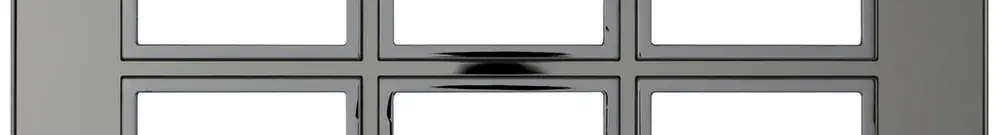 Intestazione INC Legrand Arteor 2×3 orizzontale 213×157mm Stainless Steel 