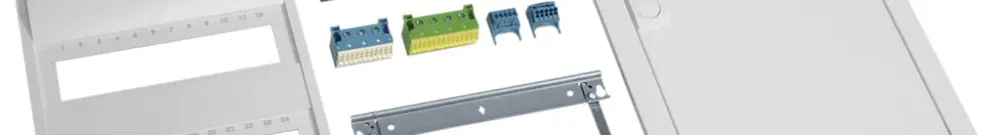 Kit di montaggio Hager volta con cornice/porta 2-file 