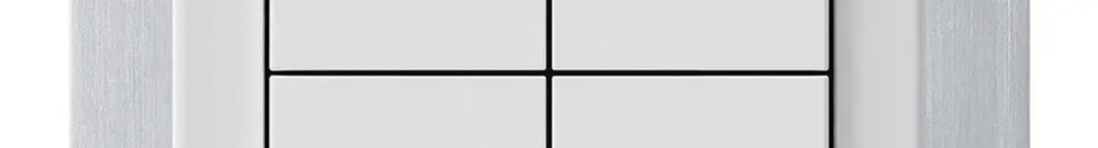 Pulsante KNX INC Hager BA basico B quadruplo 77×77mm bianco 