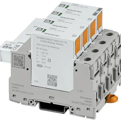 Scaricatore di sovratensione PX VAL-SPP-T2-335-3+1-UT-R TN-S 4L240V 315A 80A 4UM 