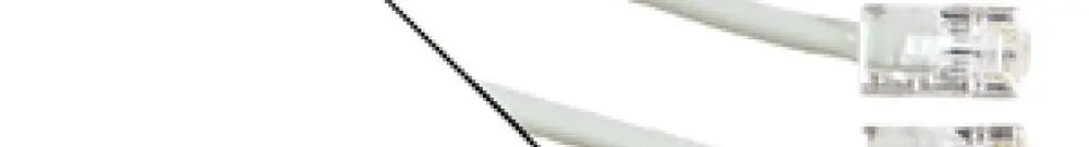 Câble d'essai et raccordement NT2ab+U blindé, gris L=0.5m 