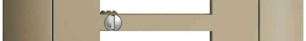 Kit frontale INC EDIZIOdue sand 88×88mm 4×RJ45 