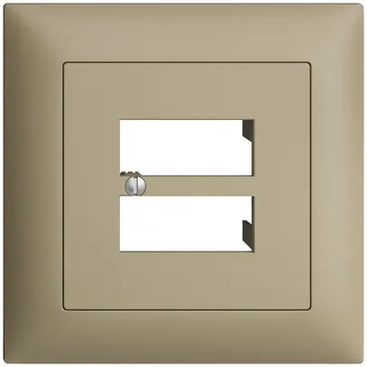 Kit frontale INC EDIZIOdue sand 88×88mm 4×RJ45 