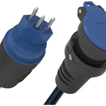 Prolunga ELBRO T13/T13 H07RN-F3G1.5mm² GDV 20m IP55 nero 