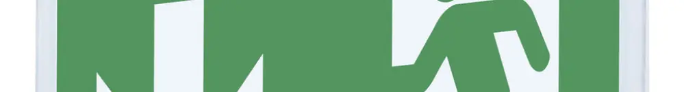 Luminaire de signalisation de secours LED AP AWKS-U-013-WB 5.3W 250×220×34mm 3h 